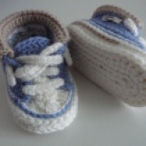 Michele crochet baby sneackers